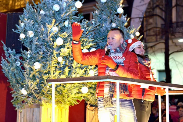 Weihnachts-RTL-Parade in Brüssel — Stockfoto