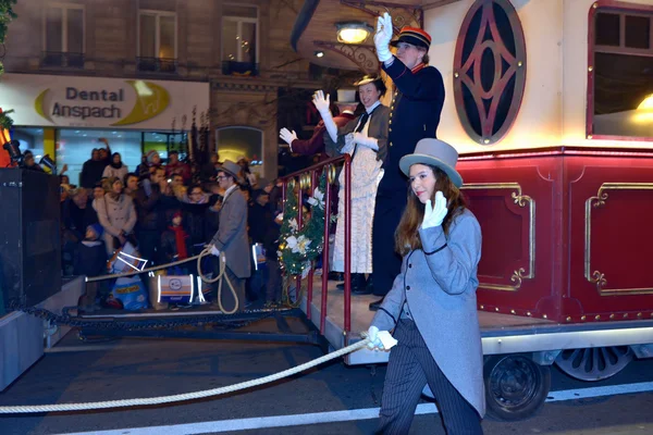 Desfile de Natal RTL em Bruxelas — Fotografia de Stock