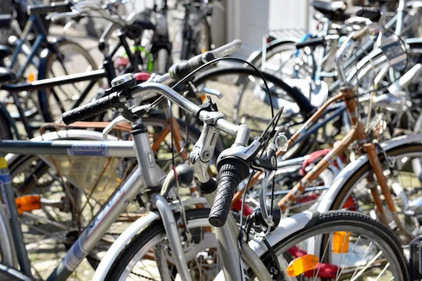 Primer plano de las bicicletas — Foto de Stock