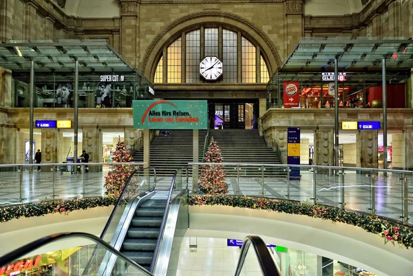 莱比锡中央火车站 — 图库照片