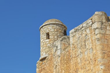 Peniscola, İspanya'nın tarihi merkezinde Templar Castle