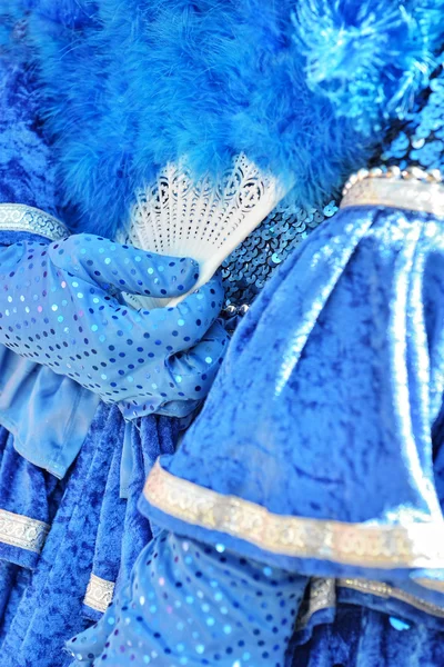 Détails du costume du participant de souillure dans le Parc Communal lors de 6 édition de Venise à Mouscron Promenade — Photo