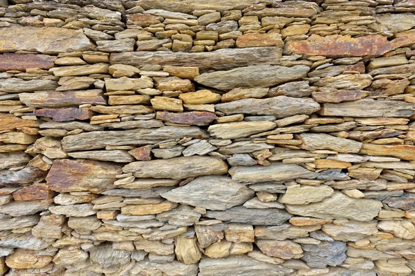 Stenen van landbouw terrassen in Catalonië — Stockfoto