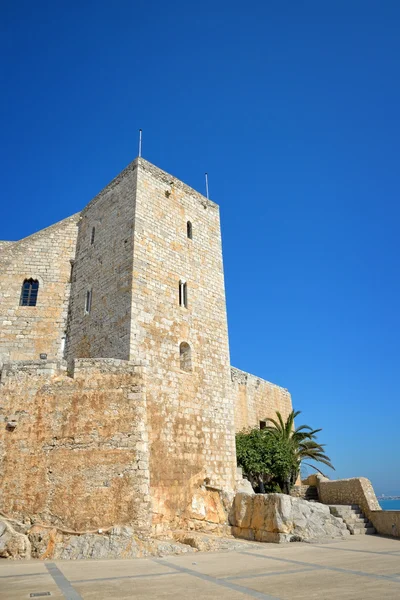 Templar Castle in historical center of Peniscola, Spain — Stock Photo, Image
