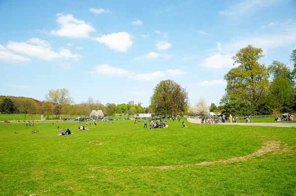 İlk Mayıs ayında Brüksel parc — Stok fotoğraf