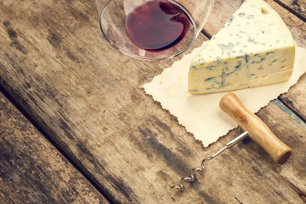 Blue cheese vintage background — Stock Photo, Image