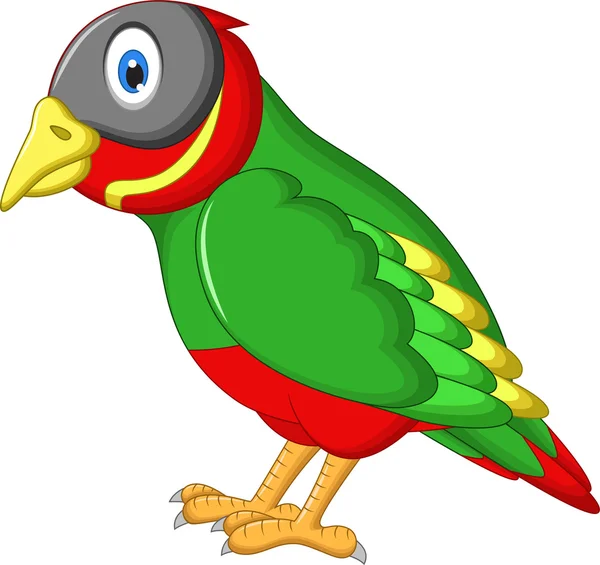 Roztomilý vrabec kreslený — Stockový vektor