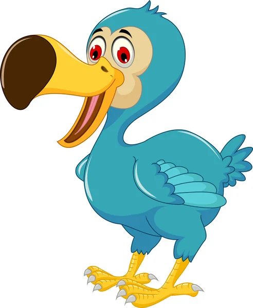 Schattig dodo cartoon — Stockvector