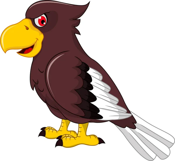 Schattig eagle cartoon — Stockvector