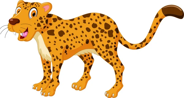 Милий гепард мультфільм позує — стоковий вектор