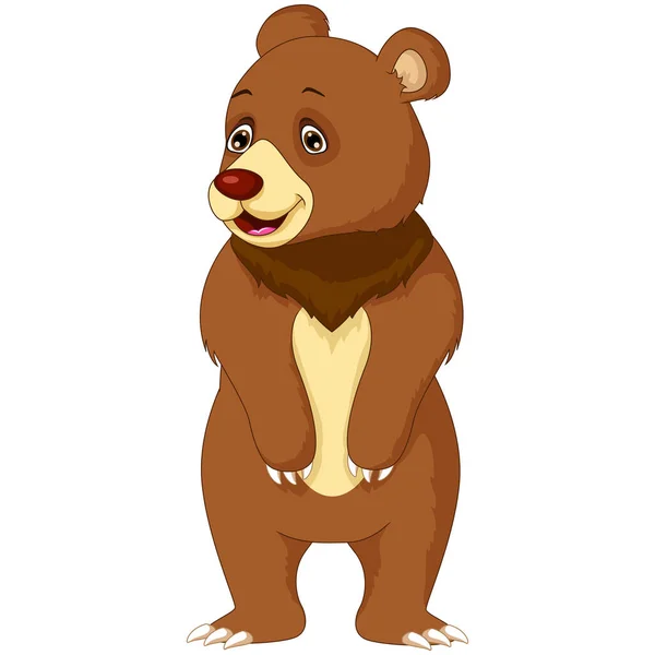 Αστεία Αρκούδα Διάνυσμα Κινουμένων Σχεδίων — Διανυσματικό Αρχείο