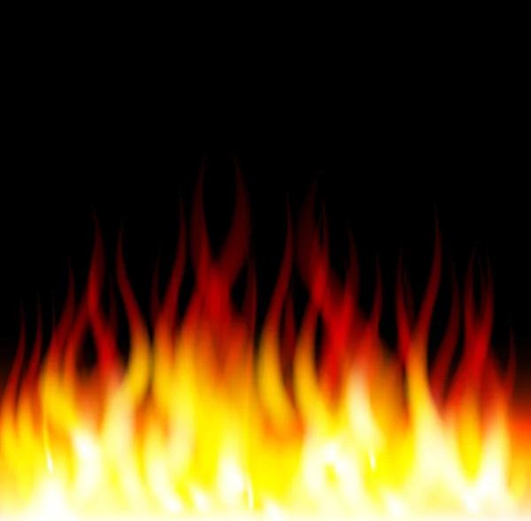 Queimar fogo chama para você projetar — Vetor de Stock