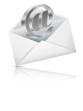 E-posta zarf ile temsil eden konsept
