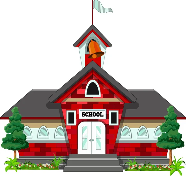 School building — Stock Vector