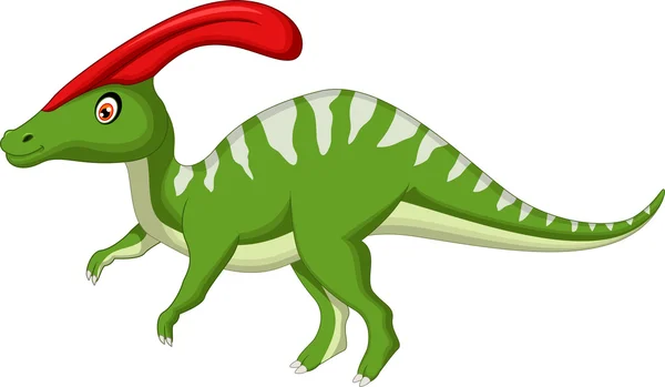 Söt dinosaurie cartoon — Stock vektor