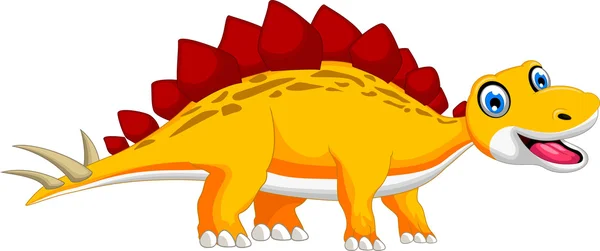 Милий динозавр мультфільм — стоковий вектор