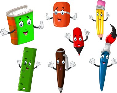 Sen tasarımı için okul Kırtasiye araç