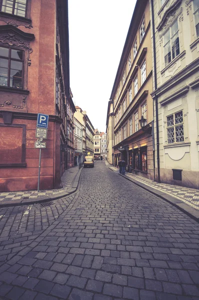 Prag, 18 Mart: sokaklarında Prag 18, 2016 yılında Prag - Çek Cumhuriyeti — Stok fotoğraf