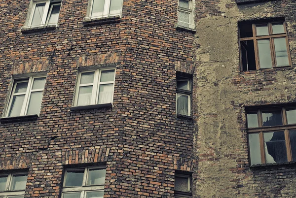 Il Muro di edificio rovinoso — Foto Stock