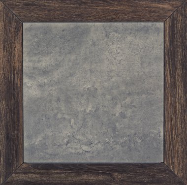 Grunge branda ile ahşap çerçeve