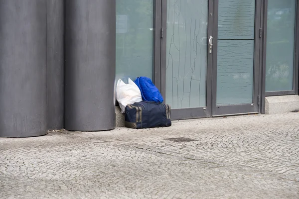 Förlorat bagage på flygplatsen — Stockfoto