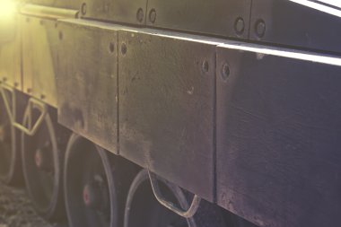 Askeri zırhlı tank üzerinde kapat