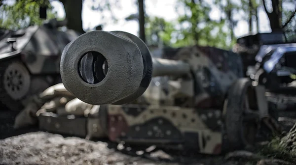 Close up on cannon — Stock Photo, Image