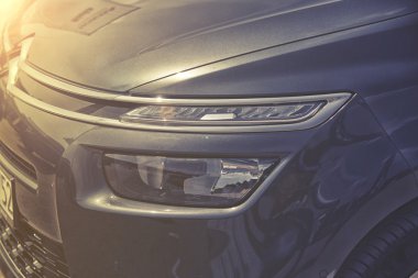 Wroclaw, Polonya, 28 Mayıs 2016: Citroem C4 Picasso Motoshow üzerinde üzerinde 28 Mayıs 2016 yılında Polonya'da yakın çekim