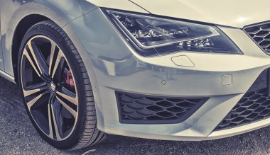 Wroclaw, Polonya, 28 Mayıs 2016 Seat Leon St Cupra Polonya üzerinde 28 Mayıs 2016 Motoshow üzerinde