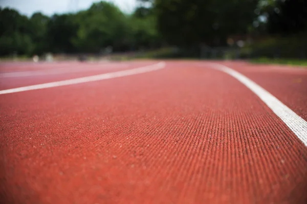 Koşu parkuru, spor bacground yakın çekim — Stok fotoğraf