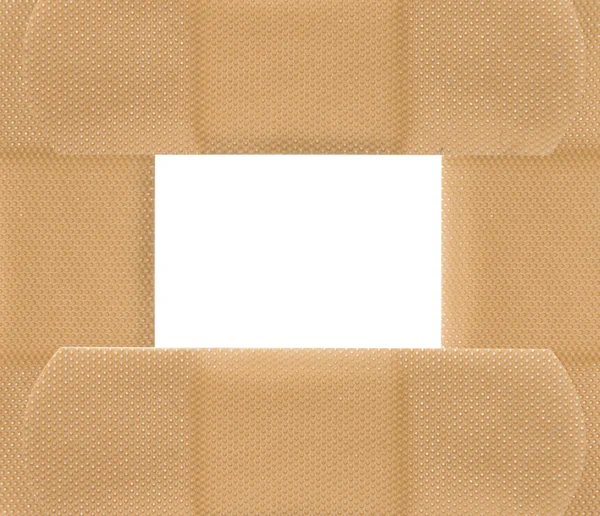 frame adhesive plaster isolated on white background