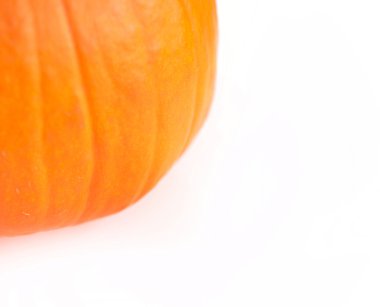 Balkabağı beyaz arka plan üzerinde kapat