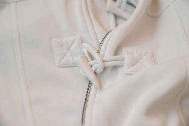 Kumaş maddesine yaklaş, beyaz