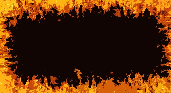 Comic fire frame background — Stock Photo, Image