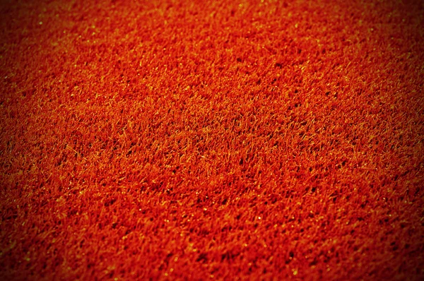 Red carpet close up background or texture — Stock Photo, Image