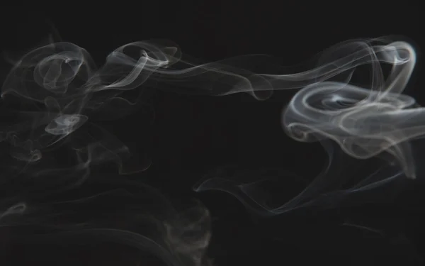 Smoke frame on black background — Stock Photo, Image