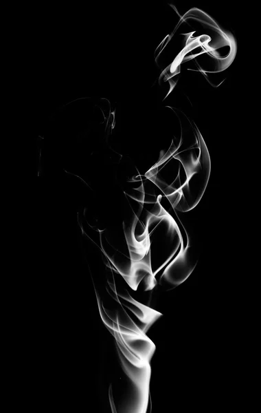 Abstract smoke on black background — Stock Photo, Image