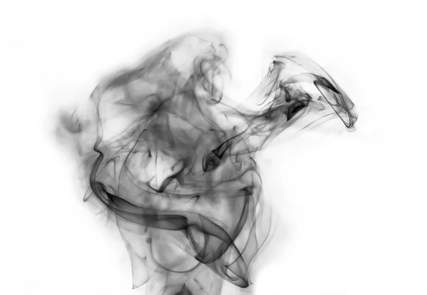Abstract smoke on white — Stock Photo, Image