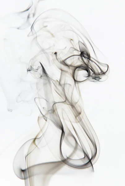 Abstract smoke on white background — Stock Photo, Image