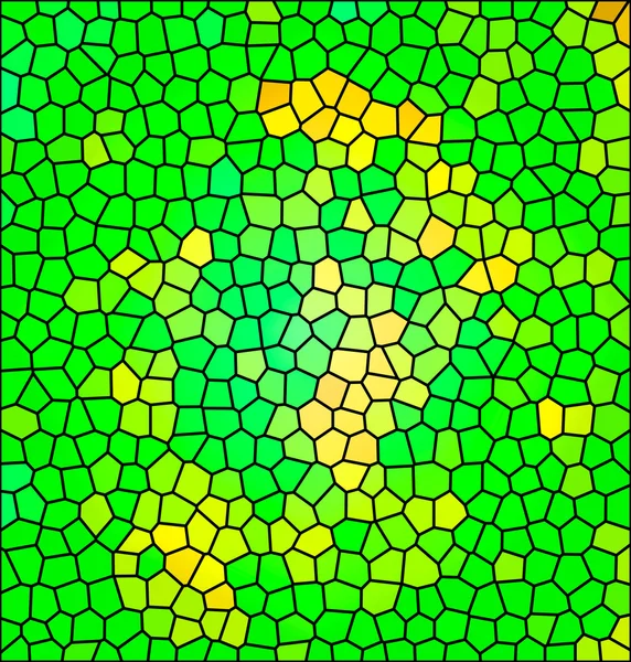 Grön abstrakt mosaik, bakgrund illustration av mosaik — Stockfoto