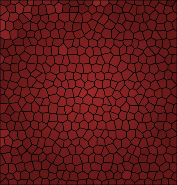 Mosaico astratto rosso, illustrazione di sfondo del mosaico — Foto Stock