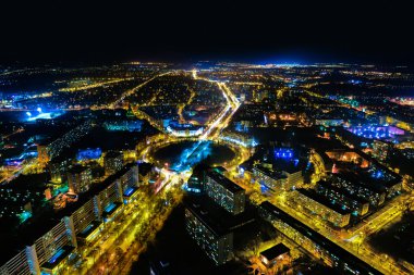 Wroclaw gece Panoraması