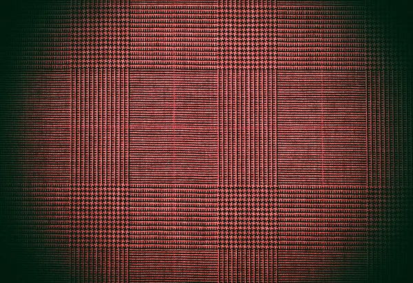 Fondo rojo oscuro de textura textil. De cerca. — Foto de Stock