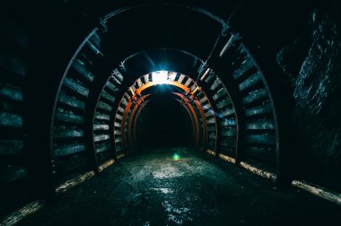 Underground Tunnel in the Mine clipart