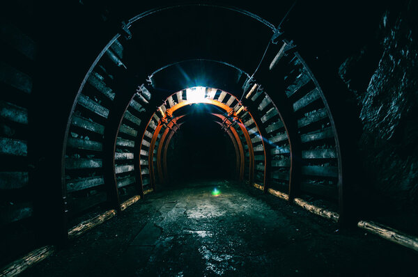 Underground Tunnel in the Mine