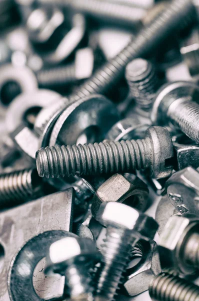 Large metal screws — Stock Photo, Image