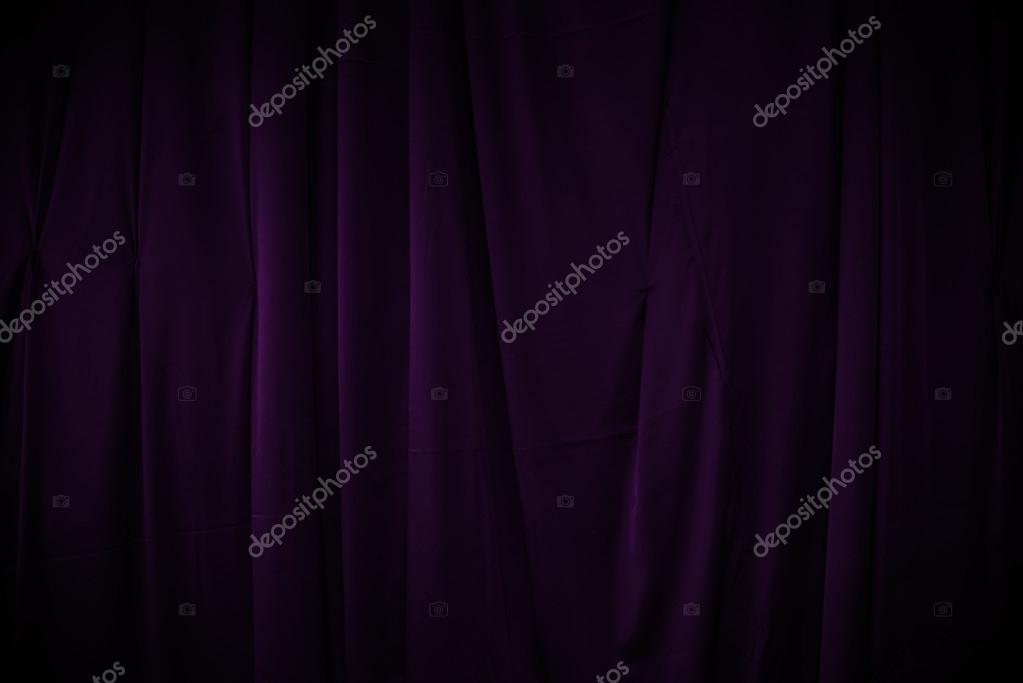 Curtain Or Drapes Dark Purple Background Stock Photo C Trybex