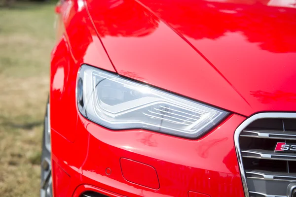 Sleza, Poland, August 15, 2015: Close up on Audi lights on  Motorclassic show on August 15, 2015 in the Poland — 图库照片