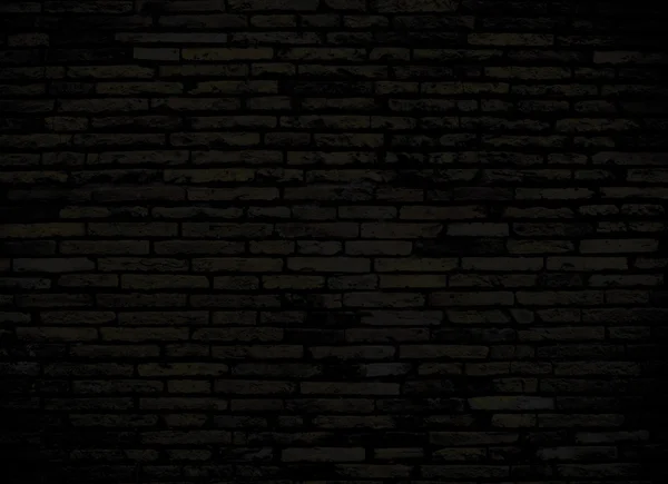 Dark brick wall for background or texture — Stock Photo, Image