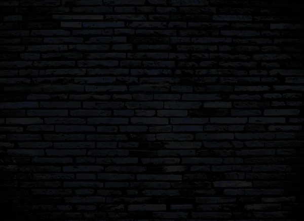Mörka tegelvägg för bakgrund eller konsistens — Stockfoto